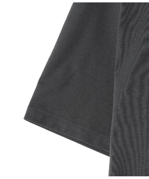 PORT BY ARK（ポートバイアーク）の「PORT BY ARK / ポートバイアーク：Henry neck SS T-shirt：PO11-T005[COR]（Tシャツ/カットソー・メンズ・オフホワイト/チャコール・2）」の16枚目の写真