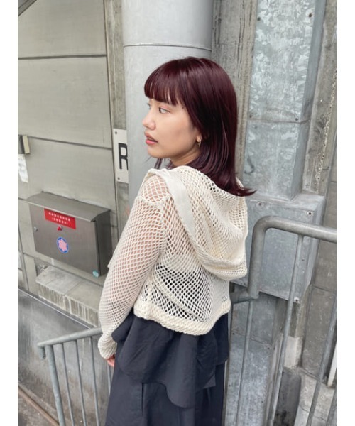 MOUSSY（マウジー）の「FISH NET MEX パーカー（パーカー）」 - WEAR