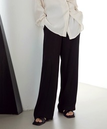 UNE MANSION | ワイドバックゴムスラックス(スラックス)