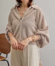 COLLAGE GALLARDAGALANTE | 夏場に使える羽織りもの/サマーニット/メッシュカーデ(カーディガン/ボレロ)