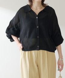 COLLAGE GALLARDAGALANTE | 夏場に使える羽織りもの/サマーニット/メッシュカーデ(カーディガン/ボレロ)