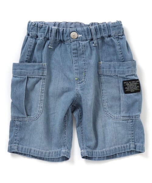 BREEZE（ブリーズ）の「もっとスズシーデニムパンツ 5分丈（その他パンツ・キッズ・ブルー/サックスブルー・110/100/150/140/120/130/90）」の6枚目の写真