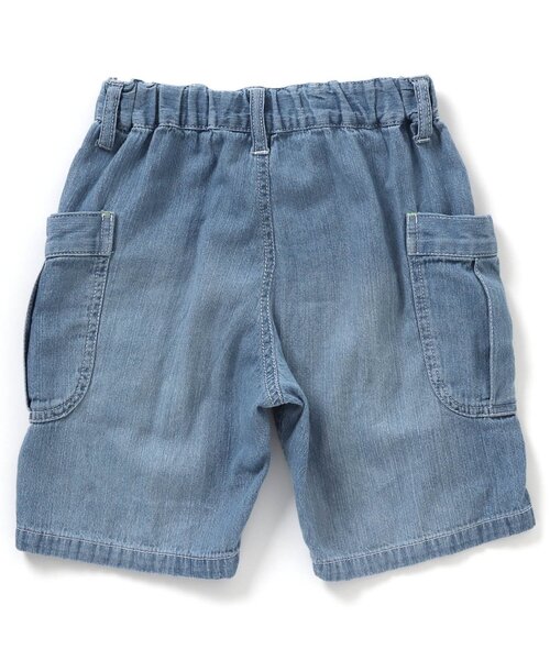 BREEZE（ブリーズ）の「もっとスズシーデニムパンツ 5分丈（その他パンツ・キッズ・ブルー/サックスブルー・110/100/150/140/120/130/90）」の8枚目の写真