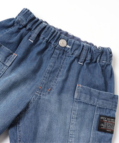BREEZE（ブリーズ）の「もっとスズシーデニムパンツ 5分丈（その他パンツ・キッズ・ブルー/サックスブルー・110/100/150/140/120/130/90）」の9枚目の写真