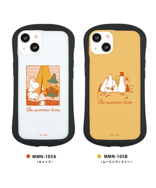 MOOMIN(ムーミン)の「MOOMIN/ムーミンiPhone13対応 ハイブリッドクリアケース(スマホケース/カバー・レディース・オレンジ/クリア・ONE SIZE)」の3枚目の写真