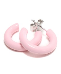 atmos pink カラフルミニボリューム フープピアス