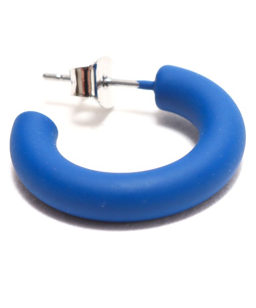 atmos pink(アトモスピンク)の「atmos pink カラフルミニボリューム フープピアス(ピアス(両耳用)・レディース・ネイビー/ピンク/オレンジ/グリーン・FREE)」の10枚目の写真