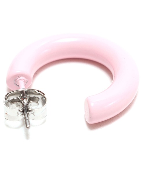 atmos pink(アトモスピンク)の「atmos pink カラフルミニボリューム フープピアス(ピアス(両耳用)・レディース・ネイビー/ピンク/オレンジ/グリーン・FREE)」の11枚目の写真