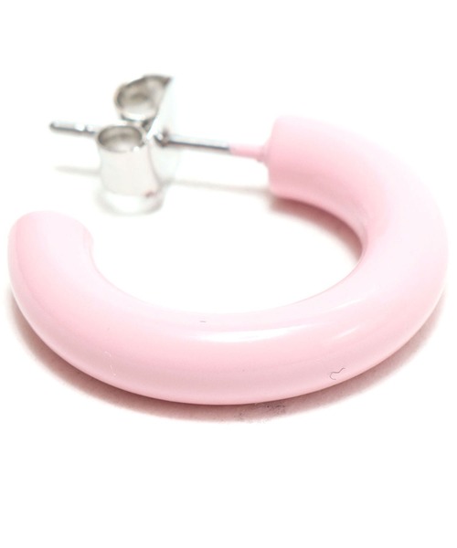 atmos pink(アトモスピンク)の「atmos pink カラフルミニボリューム フープピアス(ピアス(両耳用)・レディース・ネイビー/ピンク/オレンジ/グリーン・FREE)」の12枚目の写真