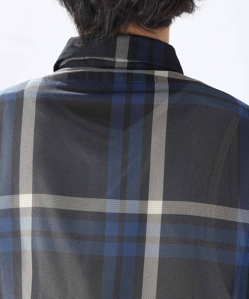 niko and...（ニコアンド）の「からみワイドショートスリーブシャツ（シャツ/ブラウス・メンズ・ネイビー/グレー/アイボリー・MEDIUM/LARGE）」の15枚目の写真