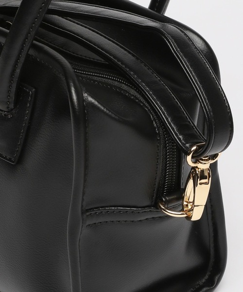 GLOBAL WORK（グローバルワーク）の「2WAYスクエアボストン/294496（ショルダーバッグ・レディース・アイボリー/ブラック/イエロー・ONE SIZE）」の20枚目の写真