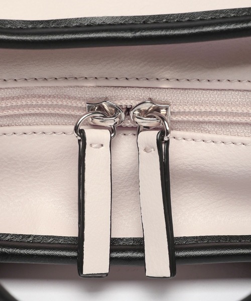 GLOBAL WORK（グローバルワーク）の「2WAYスクエアボストン/294496（ショルダーバッグ・レディース・アイボリー/ブラック/イエロー・ONE SIZE）」の15枚目の写真