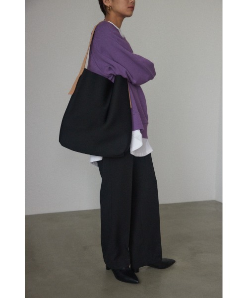 BLACK BY MOUSSY(ブラックバイマウジー)の「one shoulder tote bag(ワンショルダートートバック)(ショルダーバッグ・レディース・ブラック・FREE)」の6枚目の写真