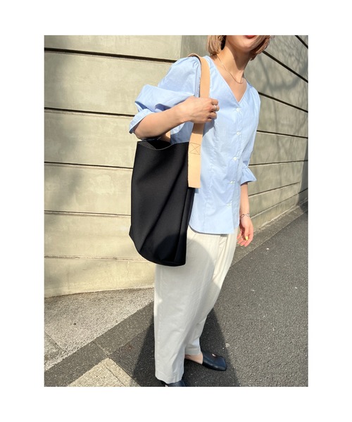 BLACK BY MOUSSY(ブラックバイマウジー)の「one shoulder tote bag(ワンショルダートートバック)(ショルダーバッグ・レディース・ブラック・FREE)」の10枚目の写真