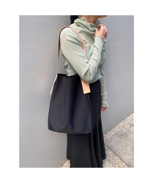 BLACK BY MOUSSY(ブラックバイマウジー)の「one shoulder tote bag(ワンショルダートートバック)(ショルダーバッグ・レディース・ブラック・FREE)」の22枚目の写真