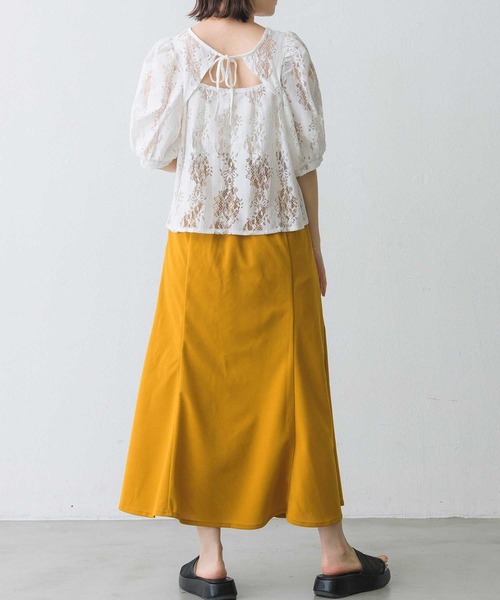 RETRO GIRL（レトロガール）の「レース2wayボレロBL（シャツ/ブラウス・レディース・ブラック/オフホワイト/アイボリー・FREE）」の5枚目の写真