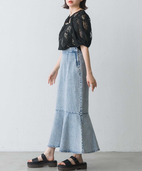 RETRO GIRL（レトロガール）の「レース2wayボレロBL（シャツ/ブラウス・レディース・ブラック/オフホワイト/アイボリー・FREE）」の22枚目の写真