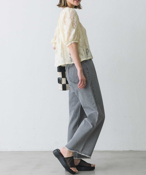 RETRO GIRL（レトロガール）の「レース2wayボレロBL（シャツ/ブラウス・レディース・ブラック/オフホワイト/アイボリー・FREE）」の16枚目の写真