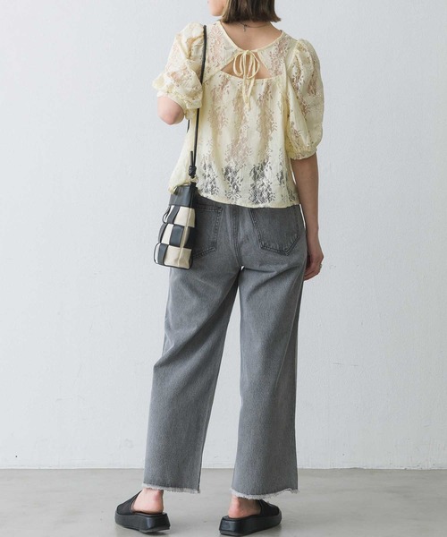 RETRO GIRL（レトロガール）の「レース2wayボレロBL（シャツ/ブラウス・レディース・ブラック/オフホワイト/アイボリー・FREE）」の17枚目の写真