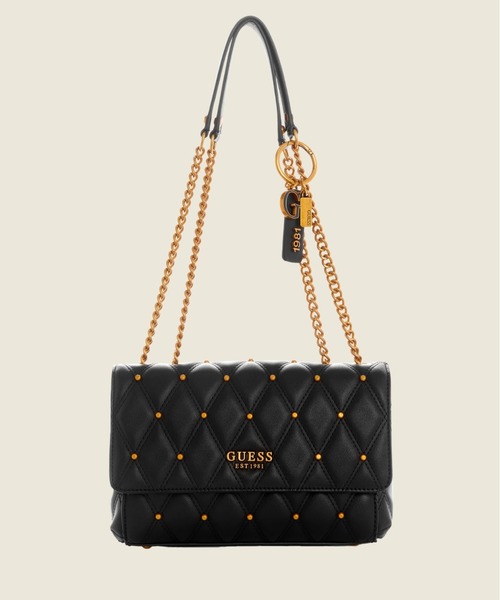 Guess(ゲス)の「TRIANA Convertible Crossbody Flap(ショルダーバッグ・レディース・ブルー/ライトグリーン/アイボリー/ブラック・ONE SIZE)」の14枚目の写真