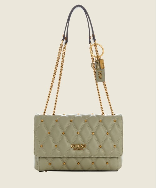 Guess(ゲス)の「TRIANA Convertible Crossbody Flap(ショルダーバッグ・レディース・ブルー/ライトグリーン/アイボリー/ブラック・ONE SIZE)」の18枚目の写真