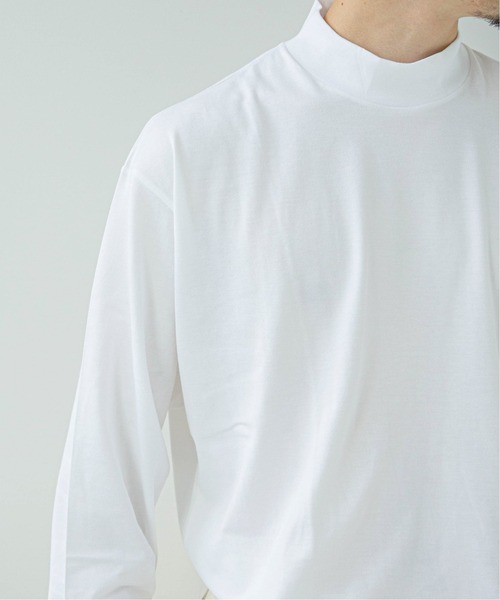 EDIFICE SELECT(エディフィスセレクト)の「【ETS.MATERIAUX / マテリオ】モックネックTシャツ(Tシャツ/カットソー・メンズ・グレー/ブラック・1)」の13枚目の写真