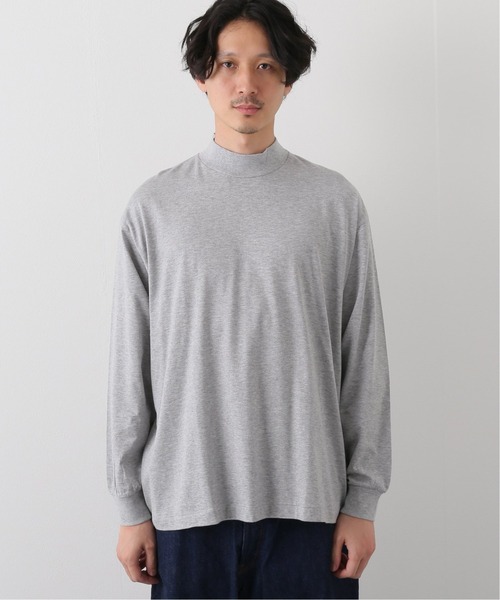 EDIFICE SELECT(エディフィスセレクト)の「【ETS.MATERIAUX / マテリオ】モックネックTシャツ(Tシャツ/カットソー・メンズ・グレー/ブラック・1)」の17枚目の写真