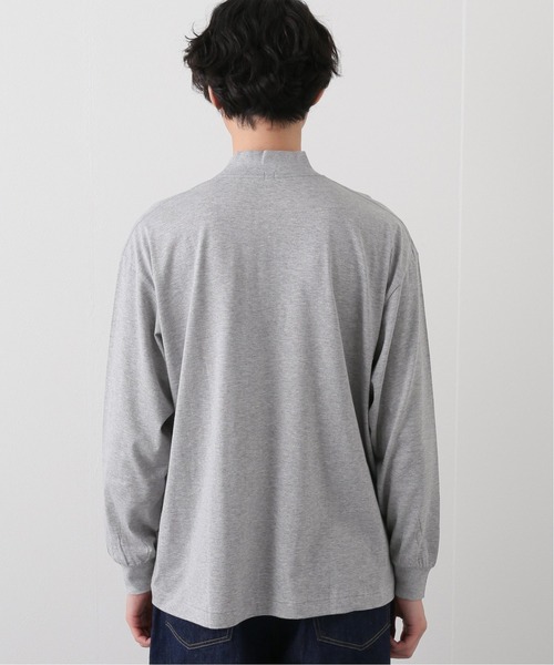 EDIFICE SELECT(エディフィスセレクト)の「【ETS.MATERIAUX / マテリオ】モックネックTシャツ(Tシャツ/カットソー・メンズ・グレー/ブラック・1)」の19枚目の写真