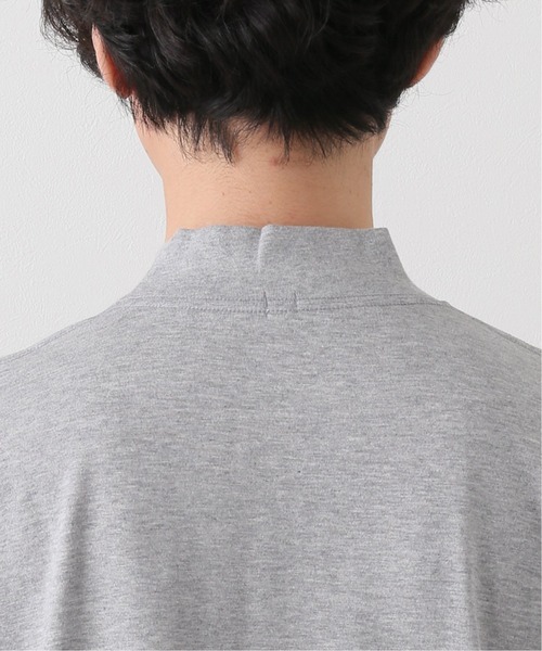 EDIFICE SELECT(エディフィスセレクト)の「【ETS.MATERIAUX / マテリオ】モックネックTシャツ(Tシャツ/カットソー・メンズ・グレー/ブラック・1)」の21枚目の写真