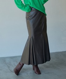 FRAY I.D | レザーマーメイドスカート(スカート)