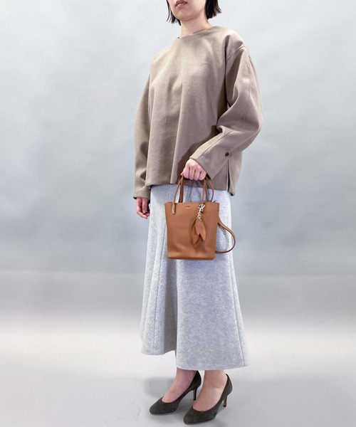 Munich（ミューニック）の「合成皮革バケットウィズリーフキー（ショルダーバッグ・レディース・ブラック/ブラウン・FREE）」の4枚目の写真