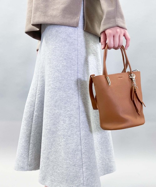 Munich（ミューニック）の「合成皮革バケットウィズリーフキー（ショルダーバッグ・レディース・ブラック/ブラウン・FREE）」の5枚目の写真