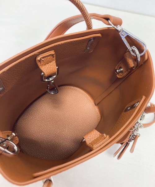 Munich（ミューニック）の「合成皮革バケットウィズリーフキー（ショルダーバッグ・レディース・ブラック/ブラウン・FREE）」の9枚目の写真