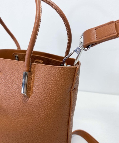 Munich（ミューニック）の「合成皮革バケットウィズリーフキー（ショルダーバッグ・レディース・ブラック/ブラウン・FREE）」の12枚目の写真