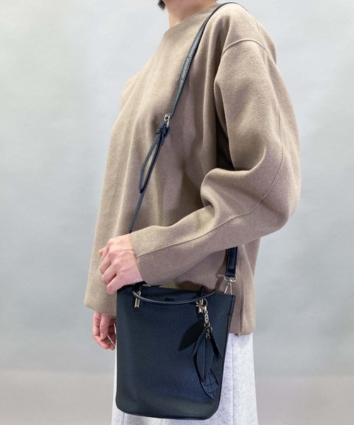 Munich（ミューニック）の「合成皮革バケットウィズリーフキー（ショルダーバッグ・レディース・ブラック/ブラウン・FREE）」の15枚目の写真