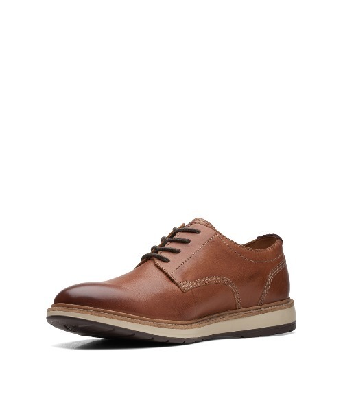 【新品未使用】Clarks collection ブラウンレザー ドレスシューズ Clarks Bradley Walk / ブラッドリーウォーク （ブラウン
