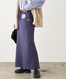 DISCUS ATHLETIC/ディスカス アスレチック USAコットン裏毛バックスリットタイトロングスカート