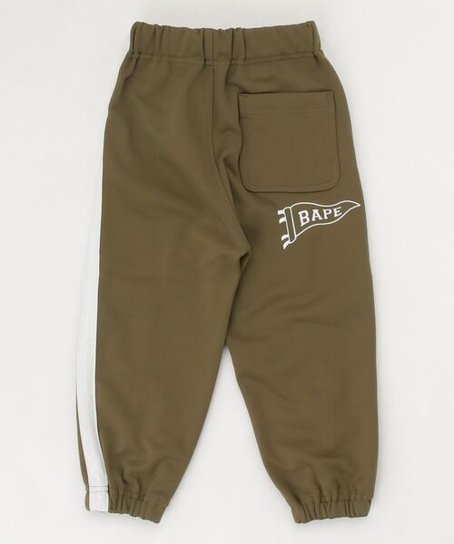 A BATHING APE（アベイシングエイプ）の「BAPE SWEAT PANTS K（その他パンツ・キッズ・ネイビー/オリーブ・100/110/90/130/120/140）」の4枚目の写真