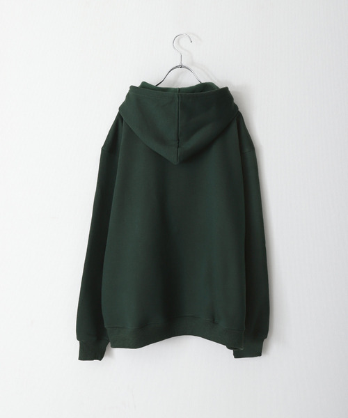 ZIP FIVE(ジップファイブ)の「【ZIP FIVE】【CREW】11o.z ロゴ刺繍オーバーサイズパーカー(パーカー・レディース・ブラック/ダークグリーン/ネイビー/アイボリー/杢グレー・MEDIUM/LARGE/X-LARGE)」の10枚目の写真