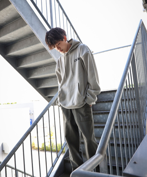 ZIP FIVE(ジップファイブ)の「【ZIP FIVE】【CREW】11o.z ロゴ刺繍オーバーサイズパーカー(パーカー・レディース・ブラック/ダークグリーン/ネイビー/アイボリー/杢グレー・MEDIUM/LARGE/X-LARGE)」の22枚目の写真