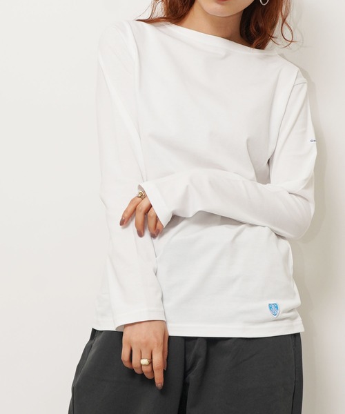 ORCIVAL(オーシバル)の「40/2 JERSEY LONG SLEEVE(Tシャツ/カットソー・レディース・その他4/ホワイト/その他3/その他2/その他1/ブラック/その他6/その他5/ホワイト系その他・2/1)」の3枚目の写真