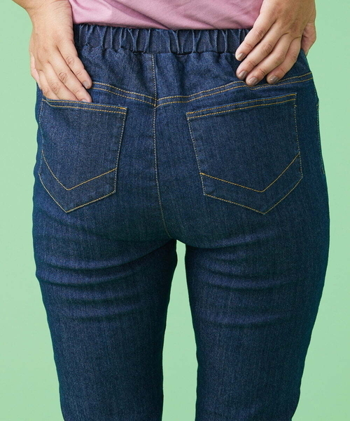 Jocomomola(ホコモモラ)の「ストレッチデニムパンツ(デニムパンツ・レディース・ネイビー/ブルー・42/40)」の6枚目の写真