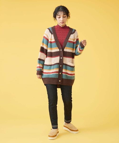 Jocomomola(ホコモモラ)の「ストレッチデニムパンツ(デニムパンツ・レディース・ネイビー/ブルー・42/40)」の16枚目の写真