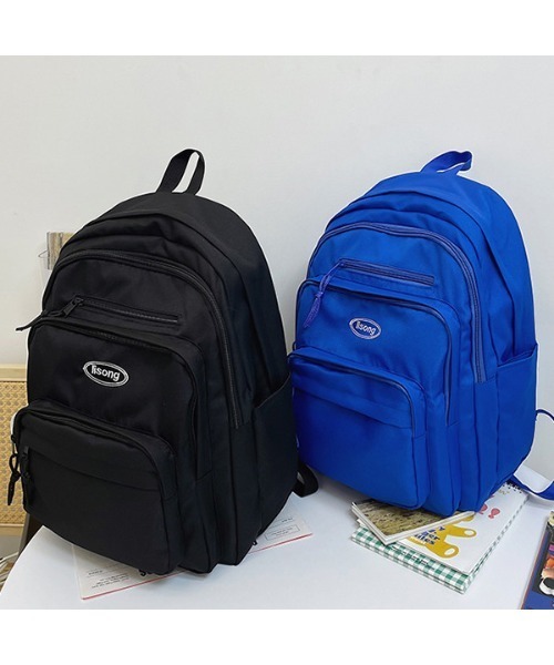 mushwear（マッシュウェア）の「『mushwear/マッシュウェア』スクールリュック（バックパック/リュック・メンズ・ブルー/ブラック・FREE）」の3枚目の写真