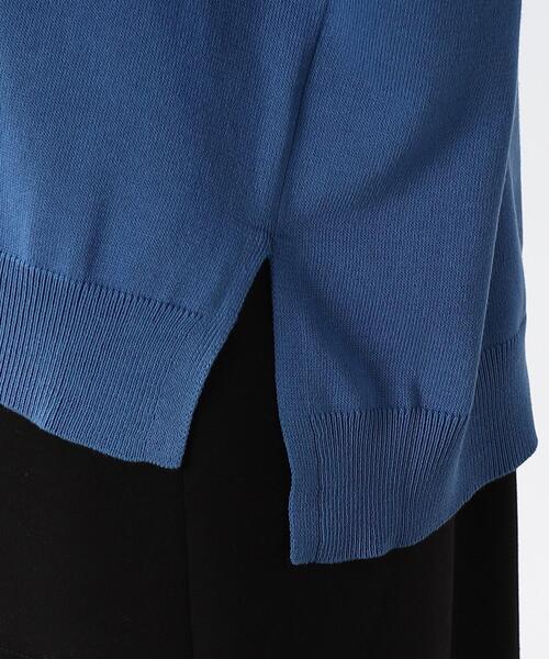 DRESKIP（ドレスキップ）の「◆クルーネックゆるカーディガン（カーディガン/ボレロ・レディース・ベージュ/ブルー/ブラック/パープル系4・00）」の5枚目の写真