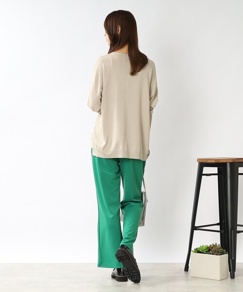 DRESKIP（ドレスキップ）の「◆クルーネックゆるカーディガン（カーディガン/ボレロ・レディース・ベージュ/ブルー/ブラック/パープル系4・00）」の10枚目の写真