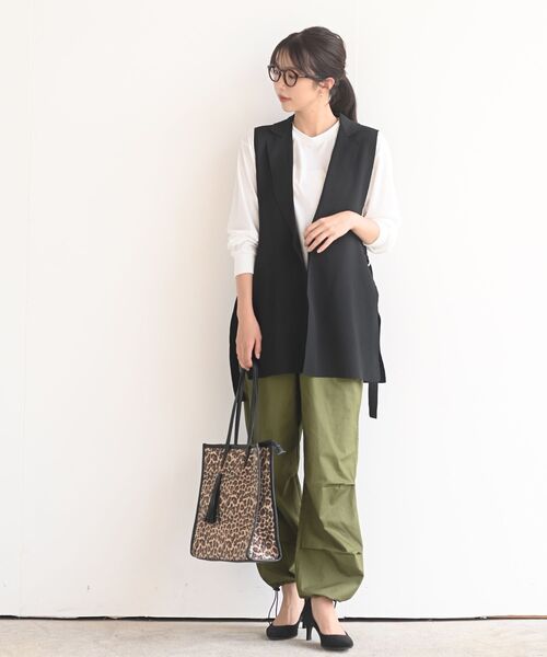 rps（アールピーエス）の「テーラースポンジニットジレ（ベスト・レディース・ブラック/ブラウン/チャコールグレー・フリー）」の11枚目の写真