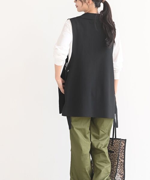 rps（アールピーエス）の「テーラースポンジニットジレ（ベスト・レディース・ブラック/ブラウン/チャコールグレー・フリー）」の13枚目の写真