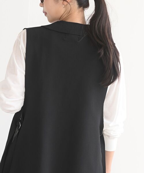 rps（アールピーエス）の「テーラースポンジニットジレ（ベスト・レディース・ブラック/ブラウン/チャコールグレー・フリー）」の17枚目の写真