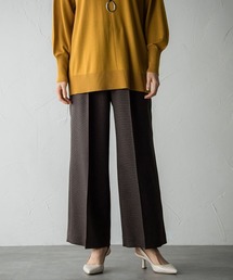 LAUTREAMONT（ロートレアモン）の「防しわタックストレートワイドパンツ≪洗濯機で洗える≫（スラックス・レディース）」